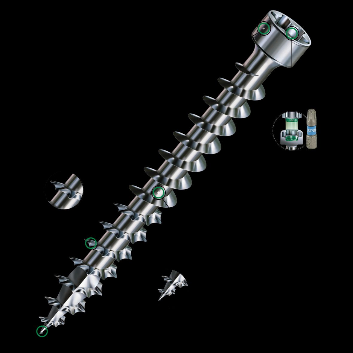 T-STAR PLUS CYLINDRIC HEAD WIROX® TRUSS SCREW