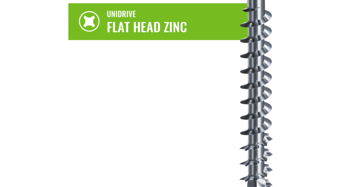 Spax Ph UNIDRIVE COMBINATION (PH/SQ) FLAT HEAD ZINC | SPAX US